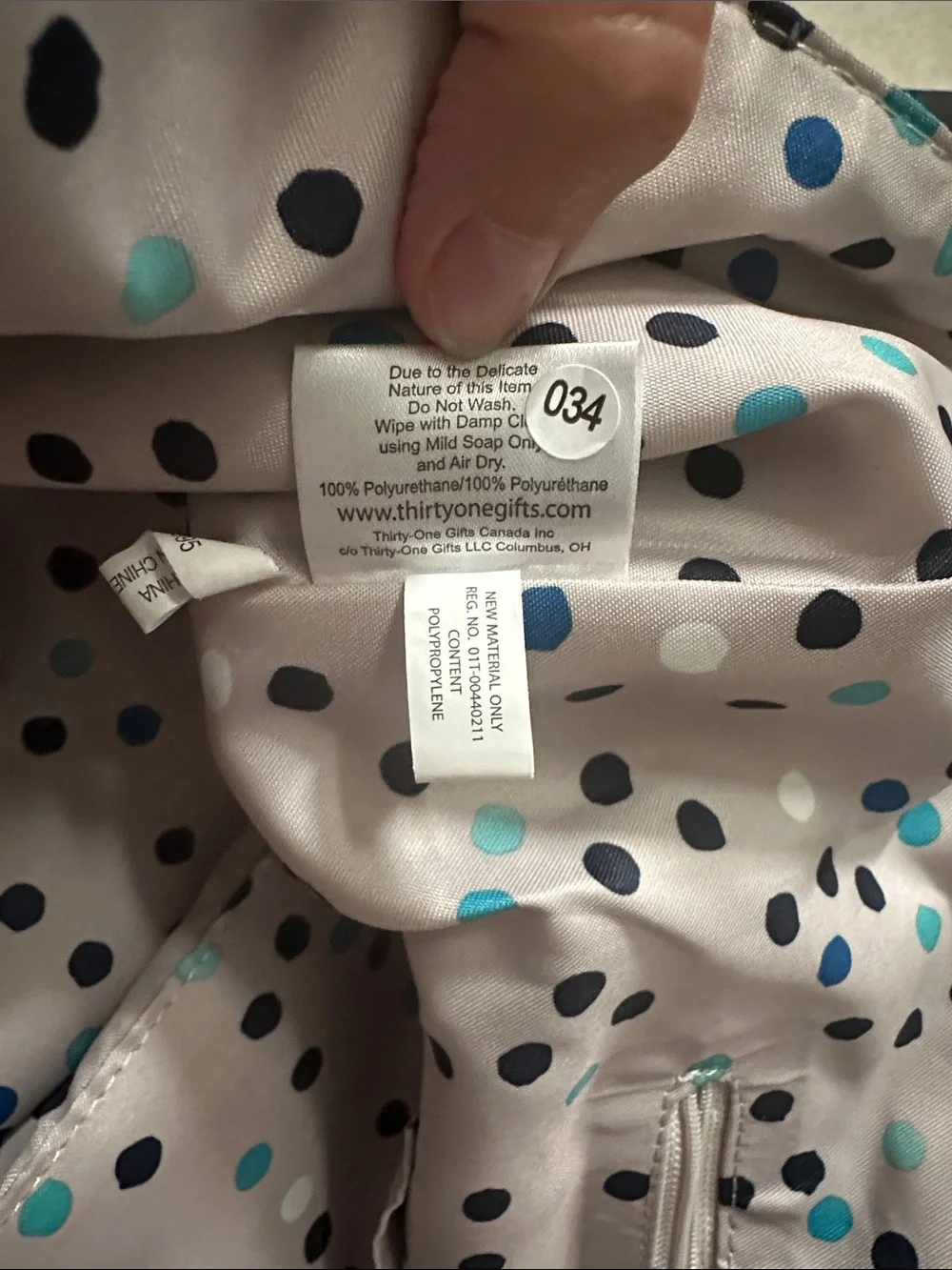 Thirty One Jewell tote Cobalt Blue with “S” monogram NEW